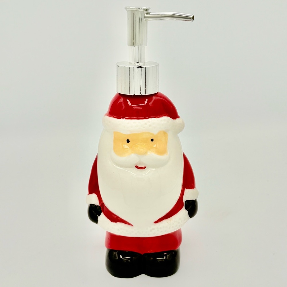 Santa Claus Ceramic Christmas Soap Dispenser